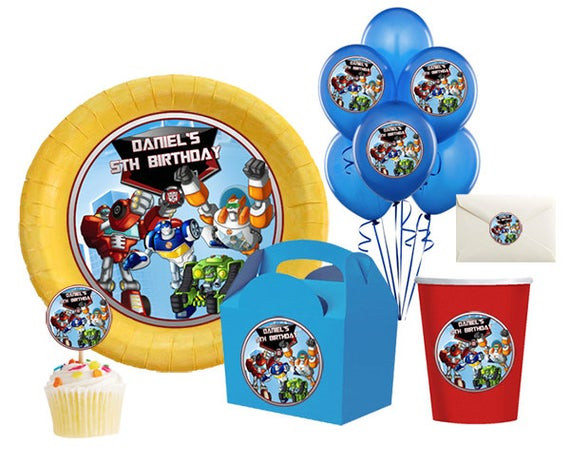 Rescue Bots Birthday Party Supplies
 Printable Transformers Rescue Bots Birthday Party by