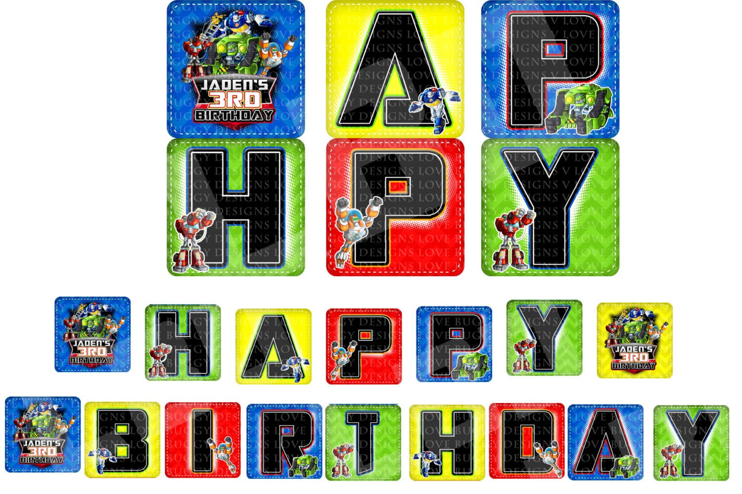 Rescue Bots Birthday Party Supplies
 Rescue Bots Banner Rescue Bots Happy Birthday Sign Rescue