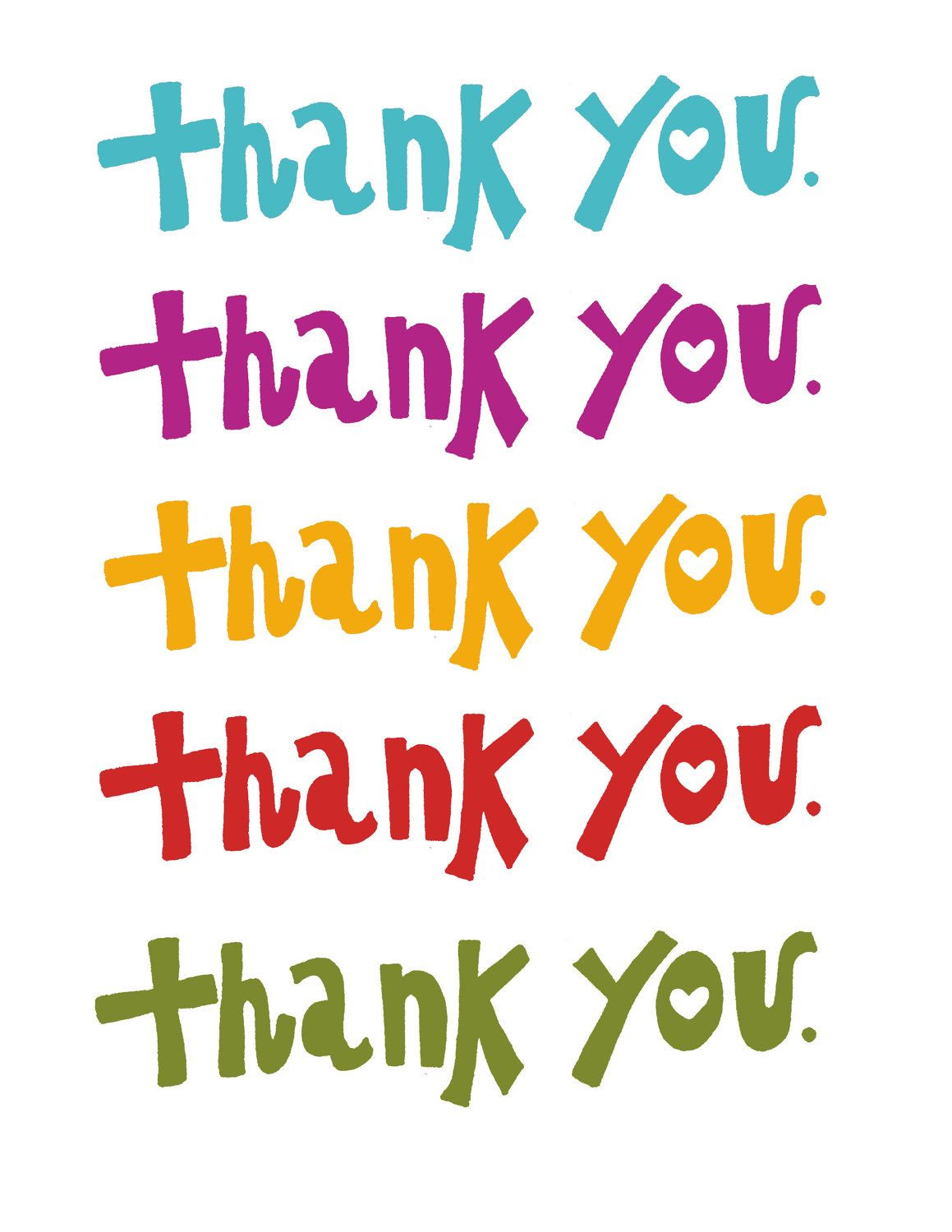 Response To Birthday Wishes
 Thank You card 4 1 2 x 5 1 2 rainbow colors by