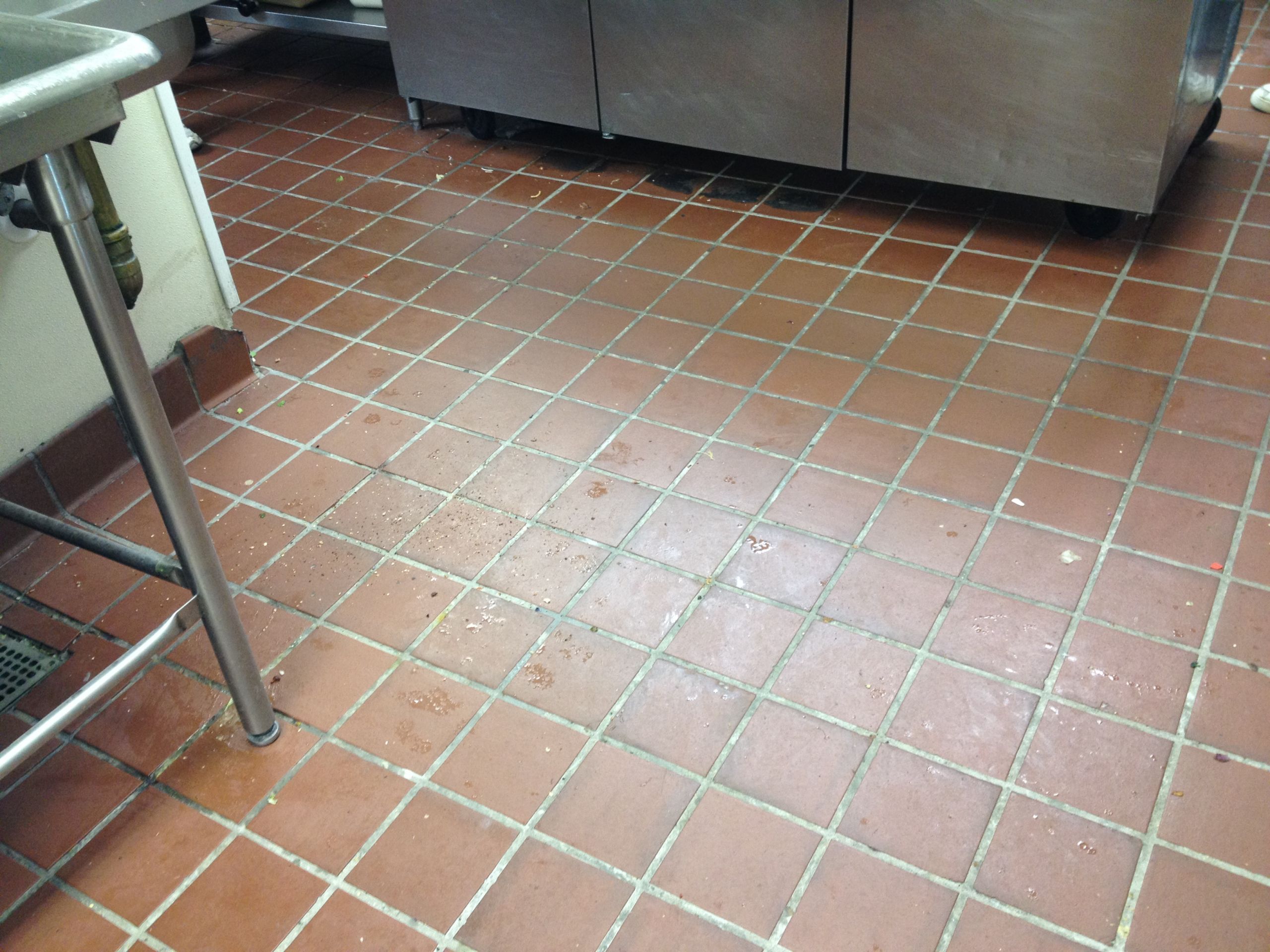 Restaurant Kitchen Tiles
 Re grouted Epoxy Kitchen Floor For A Restaurant Kitchen In