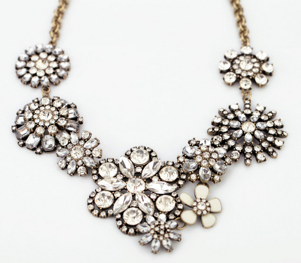 Rhinestone Statement Necklace
 House of Trend