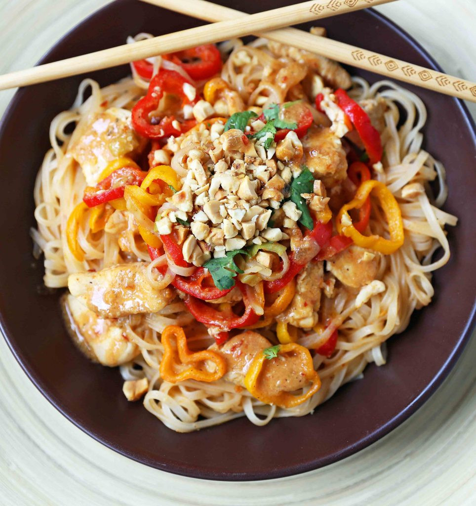 Rice And Noodles
 Thai Chicken Noodles – Modern Honey
