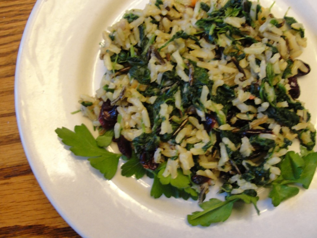 Rice Main Dishes
 Main Dish Wild Rice & Spinach Salad