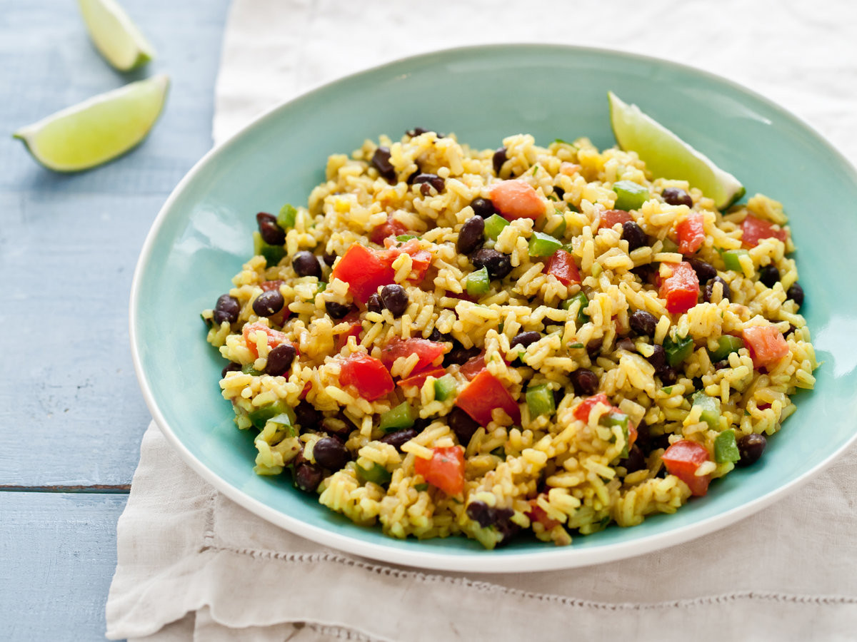Rice Main Dishes
 Black Bean and Yellow Rice Salad Recipe Quick from