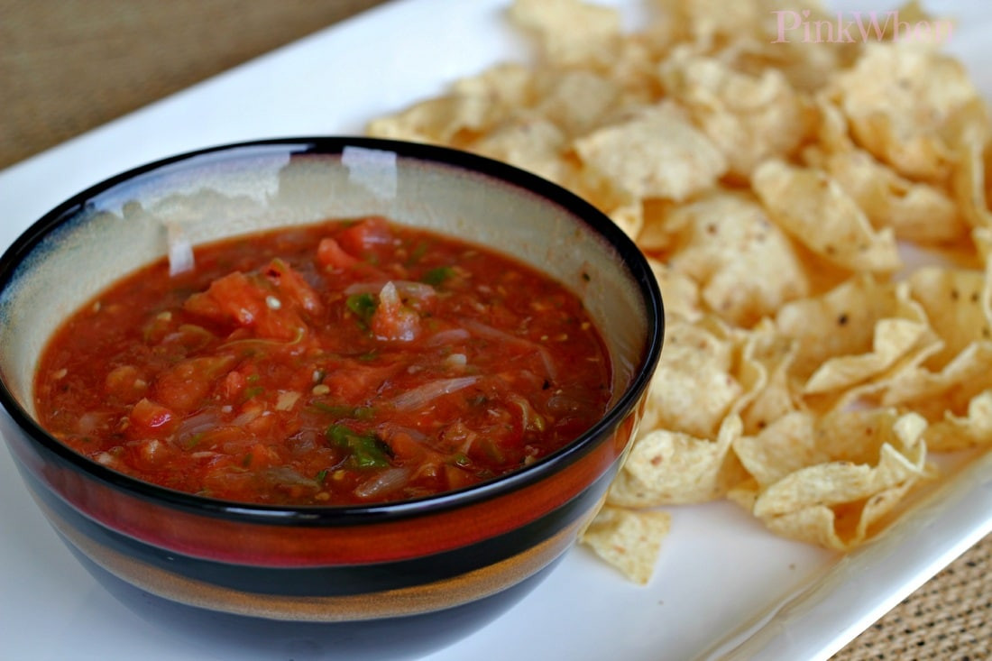 Roasted Salsa Recipe
 Fire Roasted Salsa Grilling Recipe PinkWhen