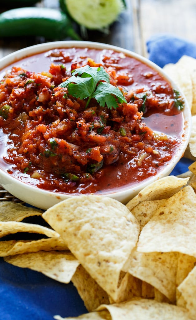 Roasted Salsa Recipe
 Fire Roasted Salsa Spicy Southern Kitchen