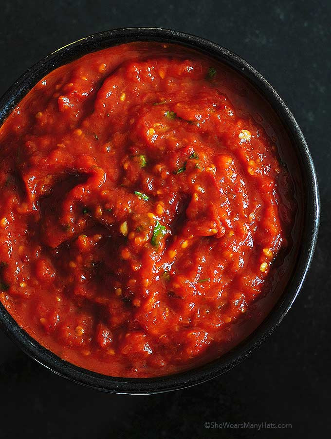 Roasted Salsa Recipe
 Spicy Roasted Tomato Chipotle Salsa Recipe