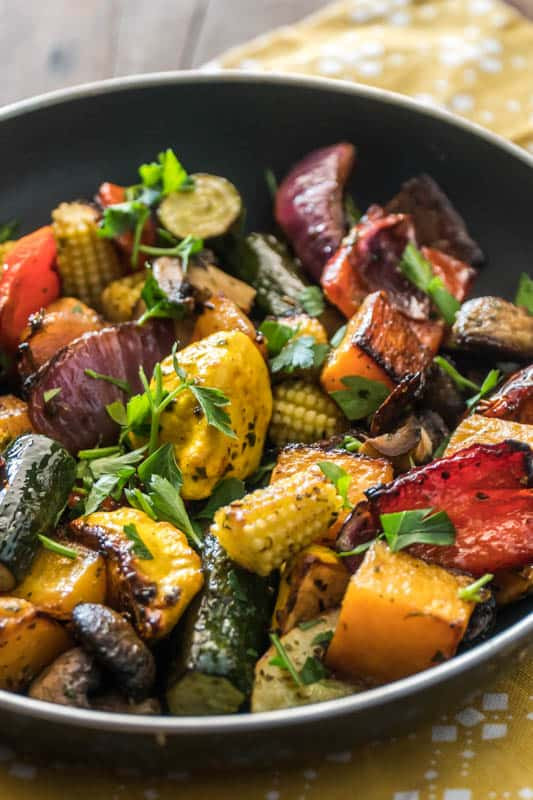 Roasted Vegetables In The Oven
 Chimichurri Oven Roasted Ve ables