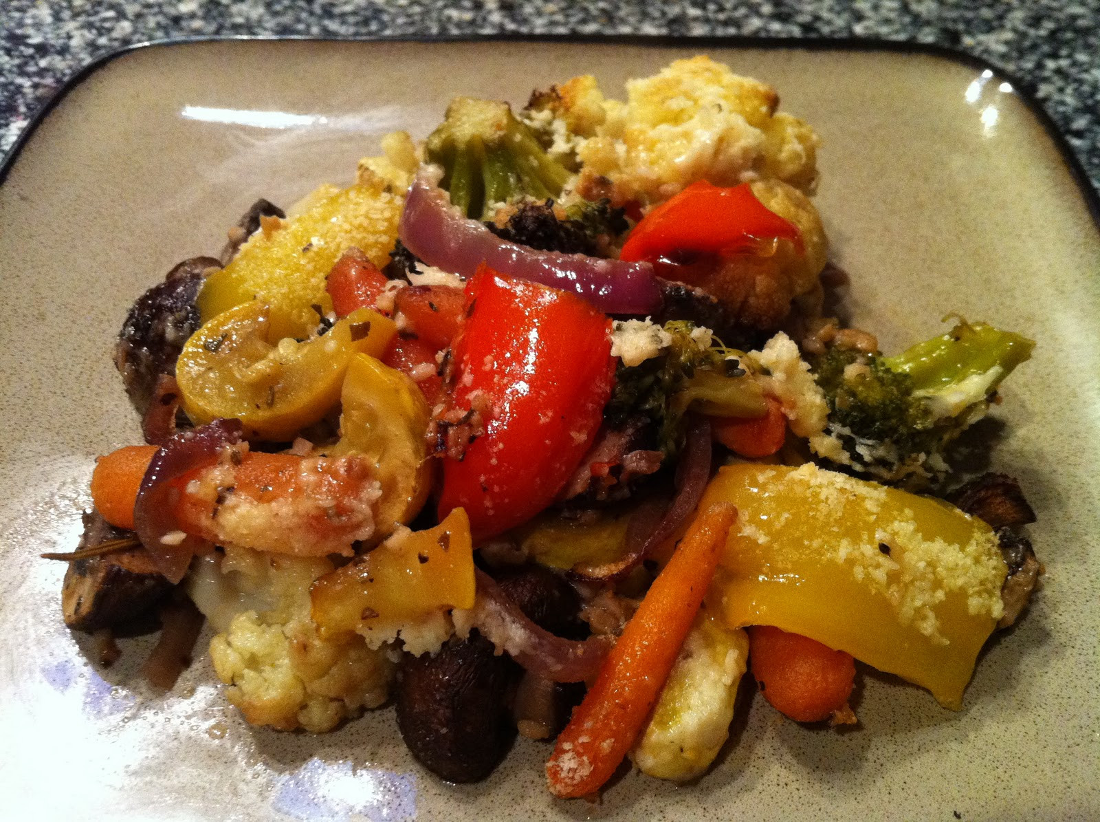 Roasted Vegetables In The Oven
 Garlic Rosemary Oven Roasted Ve ables with Parmesan