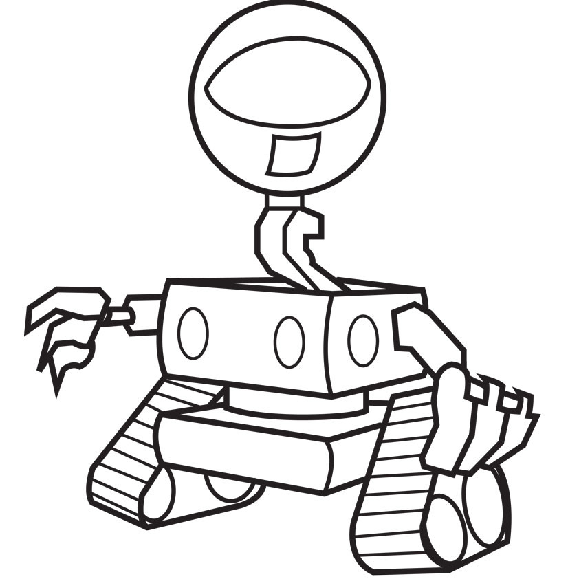 Robot Coloring Pages For Kids
 Coloring Pages