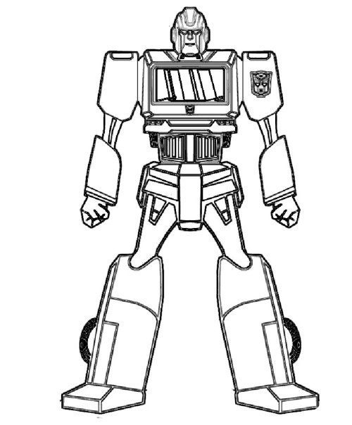 Robot Coloring Pages For Kids
 Robot Coloring Pages