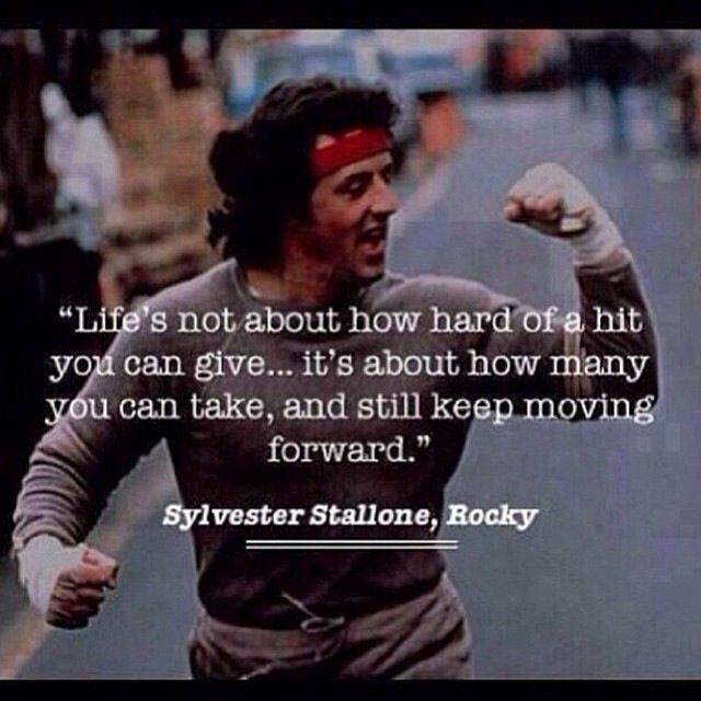 Rocky Balboa Quotes Inspirational
 Famous Rocky Balboa Quotes QuotesGram