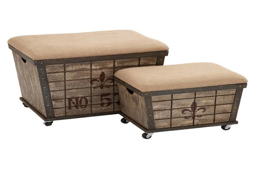Rolling Storage Bench
 Rolling ottoman with storage small storage ottoman on diy