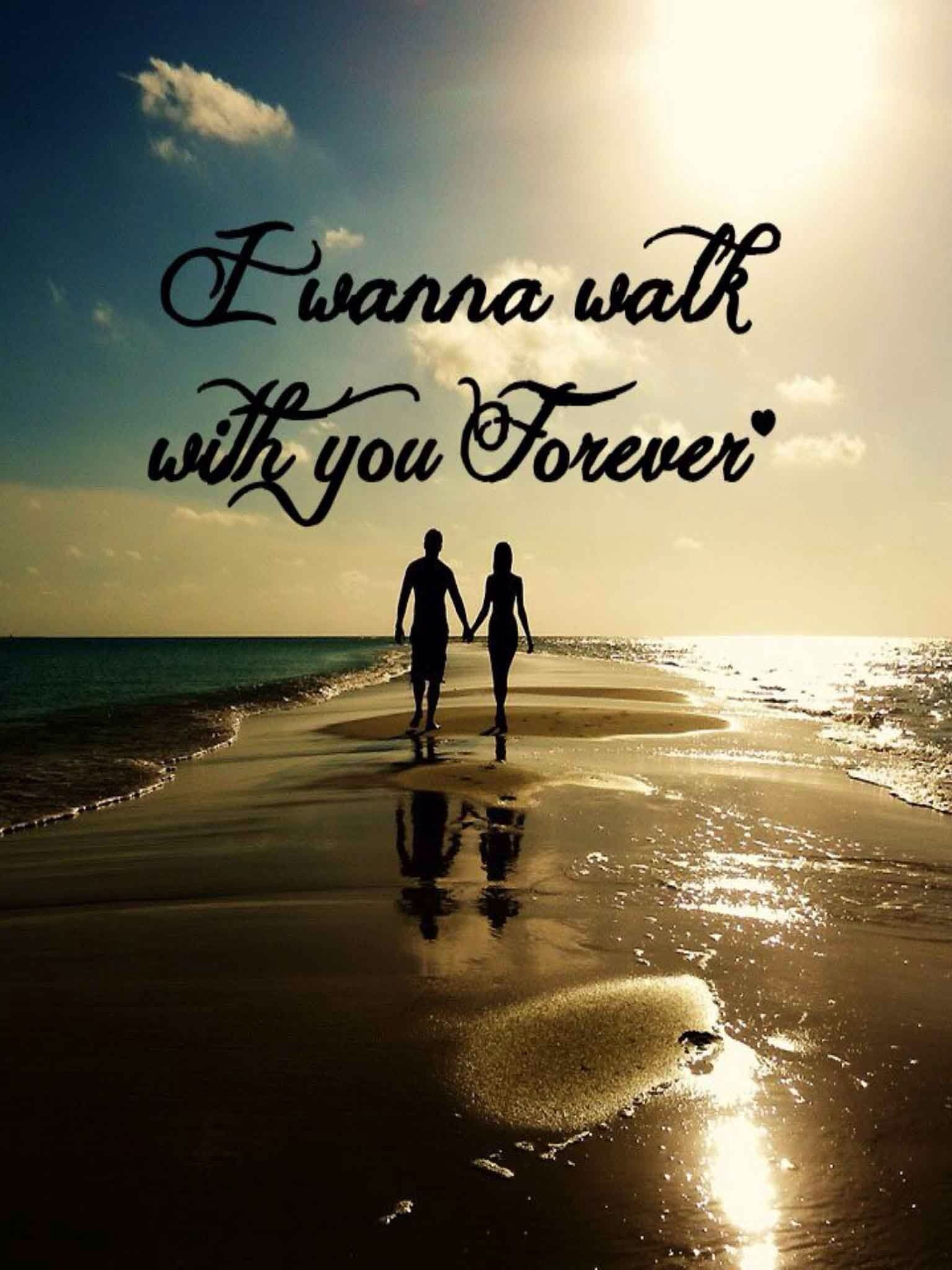 Romantic Beach Quotes
 Walk on the beach Backgrounds