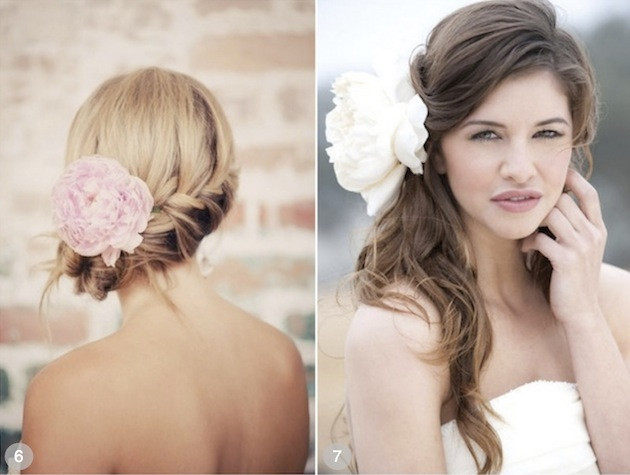 Romantic Bridesmaid Hairstyles
 50 Romantic Wedding Hairstyles Using Flowers