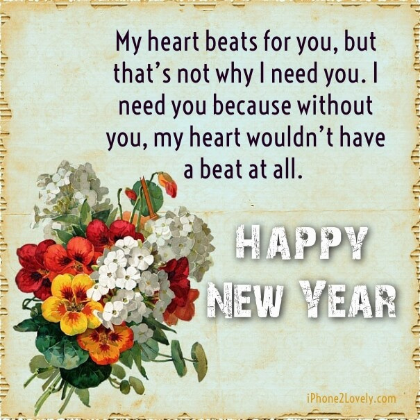 Romantic New Years Quotes
 80 Happy New Year 2020 Love Quotes for Her & Him to Wish
