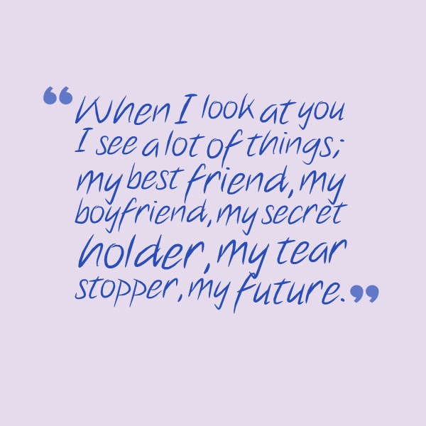 Romantic Quote For Bf
 30 Best Boyfriend Quotes With – The WoW Style