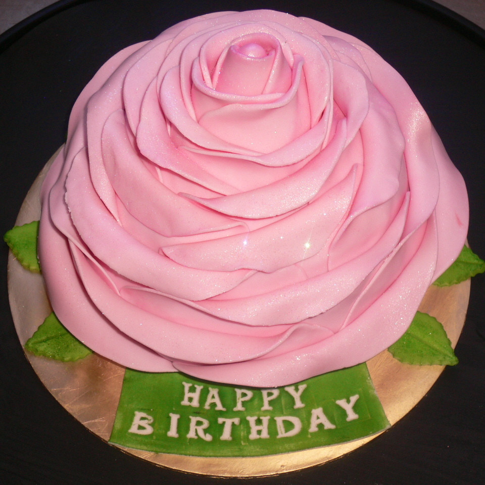 Rose Birthday Cake
 Rose Birthday Cake Cake Decorating munity Cakes We Bake