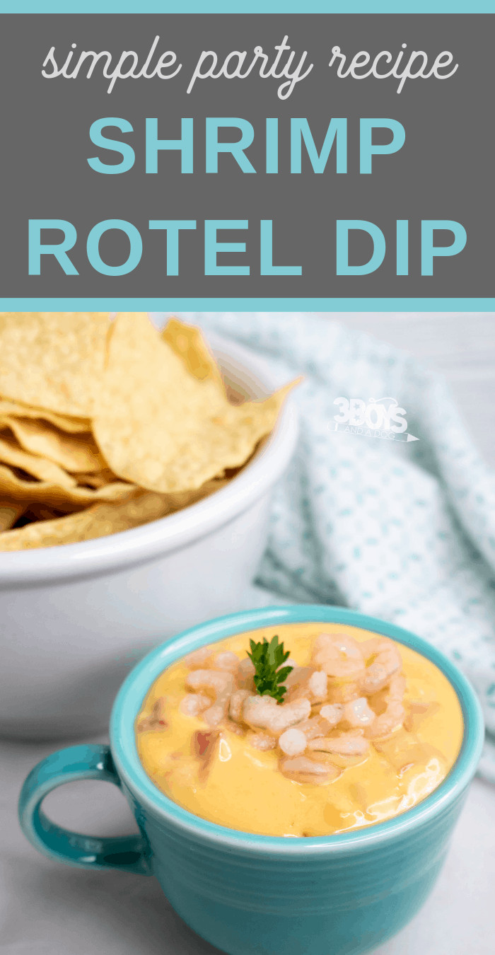 Rotel Dip With Shrimp
 Shrimp RoTel Dip Recipe – 3 Boys and a Dog