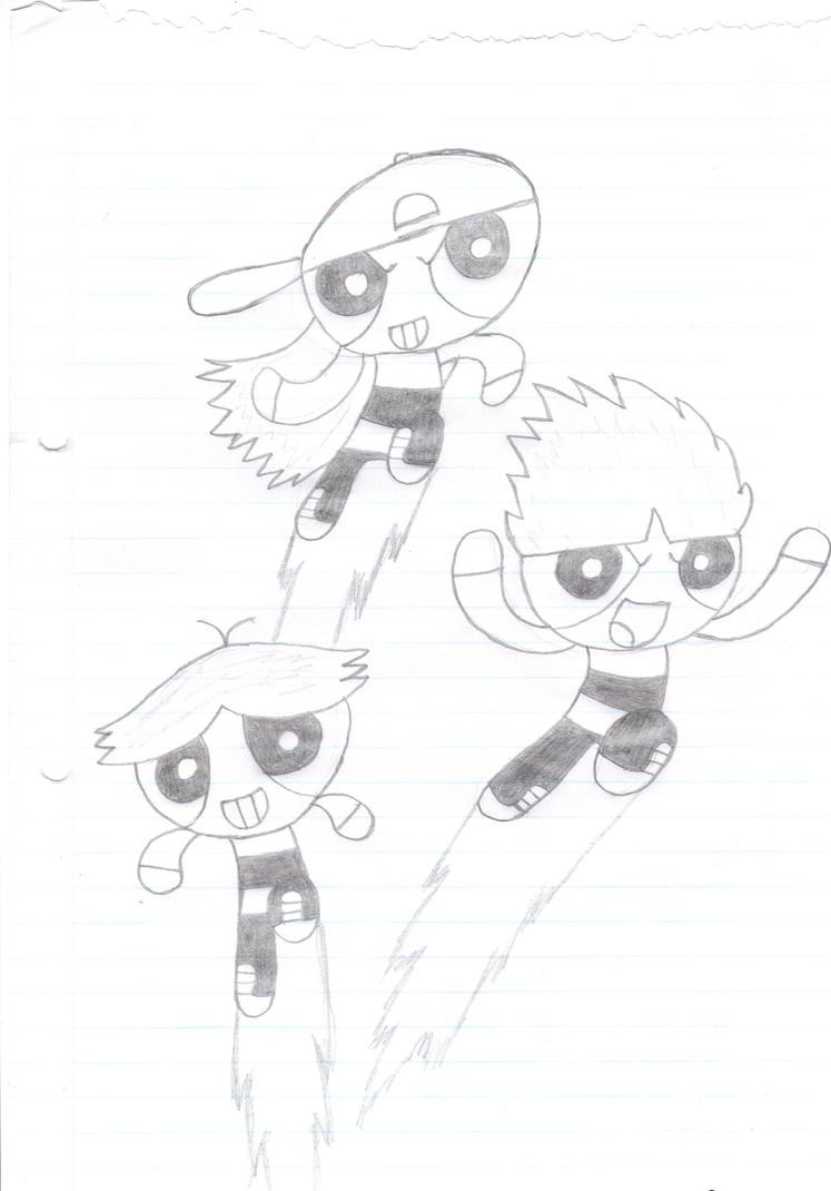 Rowdyruff Boys Coloring Pages
 The Rowdyruff Boys by AireDaleDogz on DeviantArt
