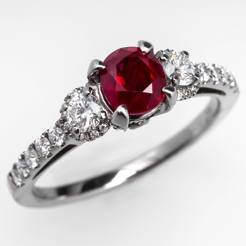 Ruby And Diamond Engagement Rings
 Delicious ruby engagement rings that ll make you say