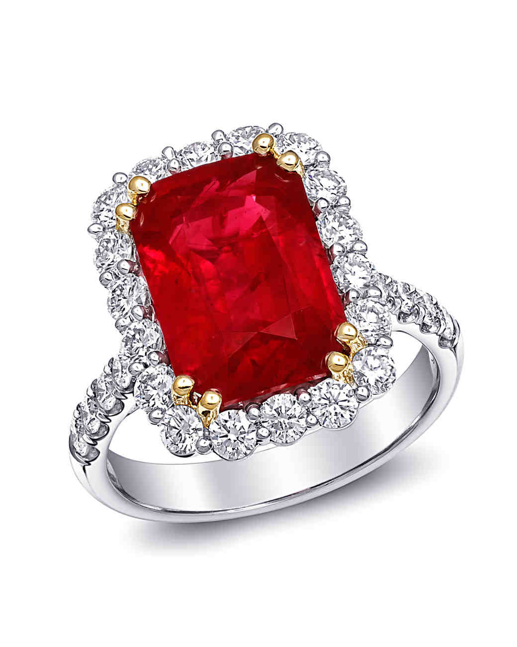 Ruby Diamond Engagement Ring
 34 Royal Ruby Engagement Rings