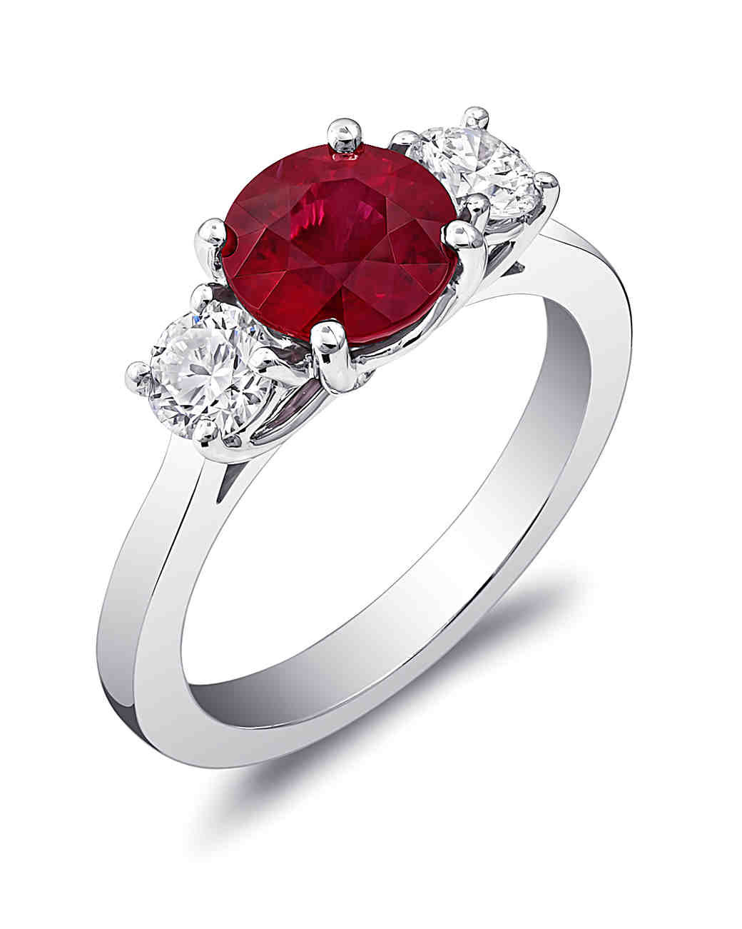 Ruby Diamond Engagement Ring
 34 Royal Ruby Engagement Rings