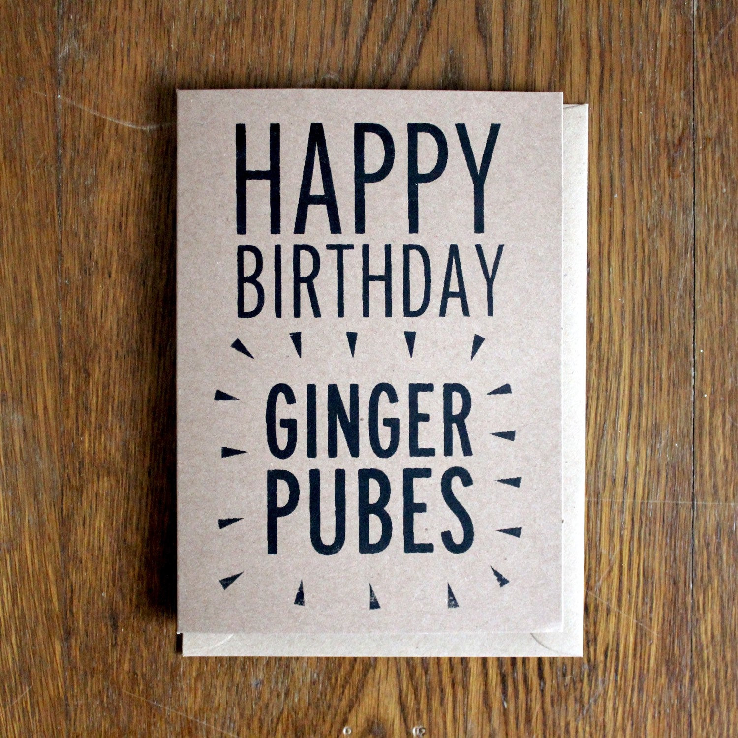 Rude Birthday Wishes
 Rude Birthday Card Happy Birthday Ginger by