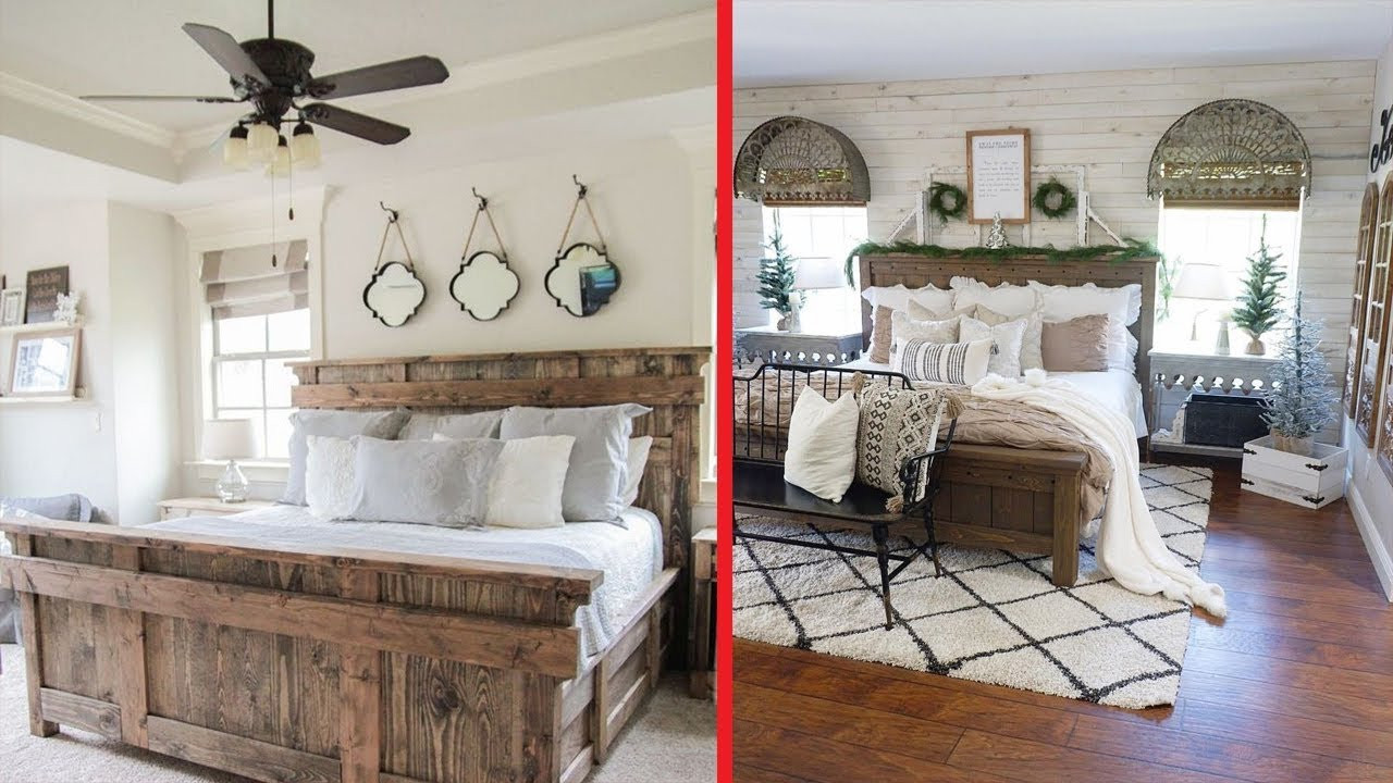 Rustic Bedroom Designs
 Rustic Farmhouse Bedroom Decorating 2019 Ideas