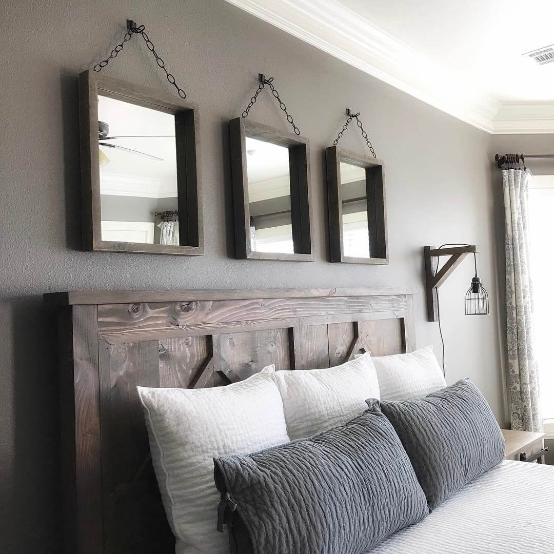 Rustic Bedroom Wall Art
 25 Best Farmhouse Mirror Ideas and Designs for 2020