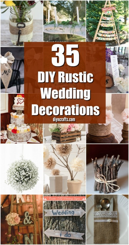 Rustic Wedding Centerpieces DIY
 35 Breathtaking DIY Rustic Wedding Decorations For The