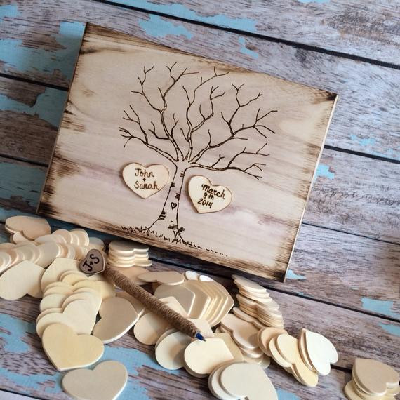 Rustic Wedding Guest Book Alternatives
 Unavailable Listing on Etsy