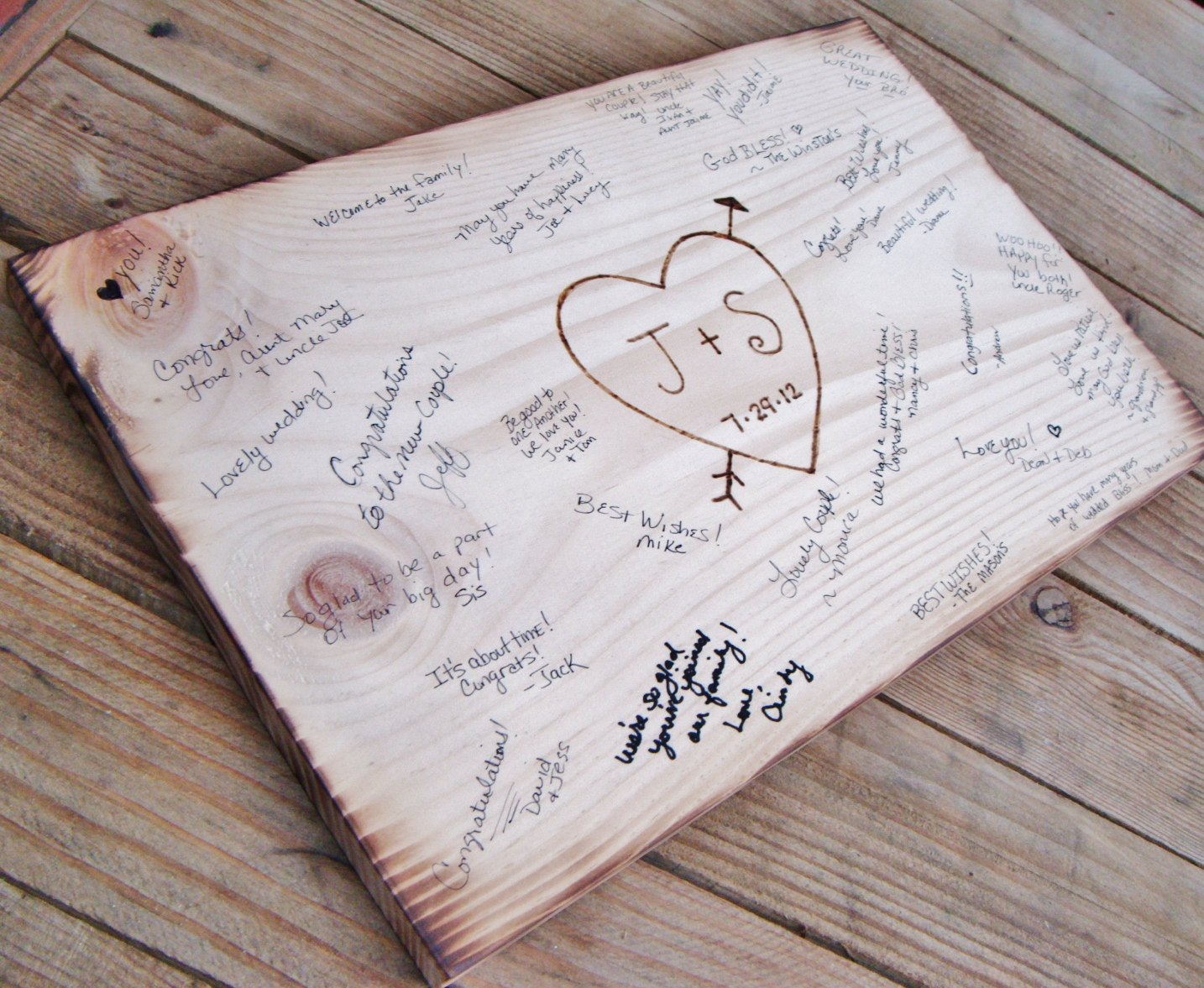 Rustic Wedding Guest Book Alternatives
 Etsy Your place to and sell all things handmade