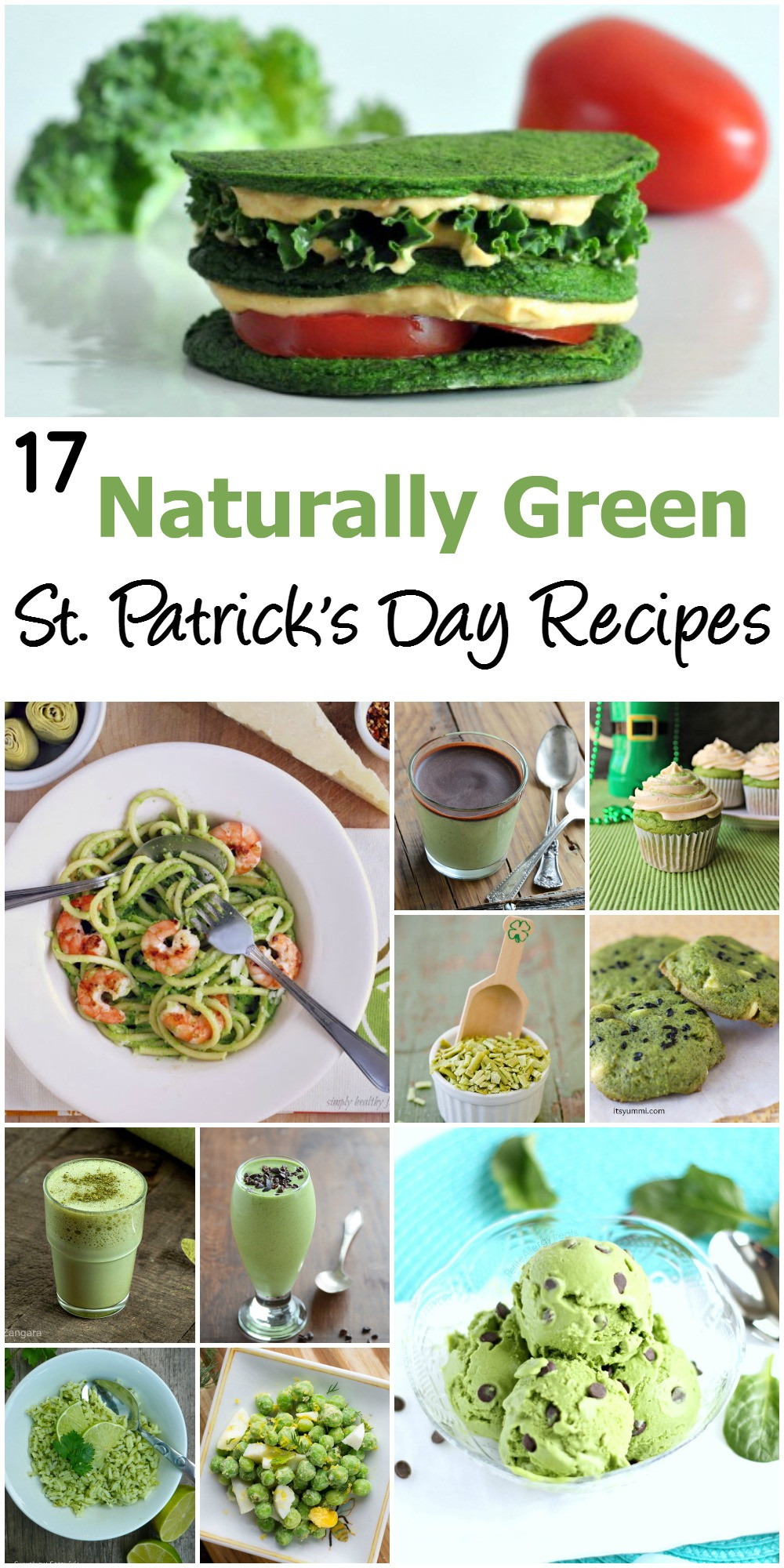 Saint Patrick Day Food
 Naturally Green Recipes for St Patrick s Day 17 for the