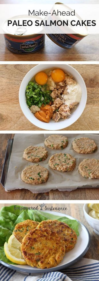Salmon Patties Without Breadcrumbs
 Make ahead paleo salmon cakes perfect for easy meals