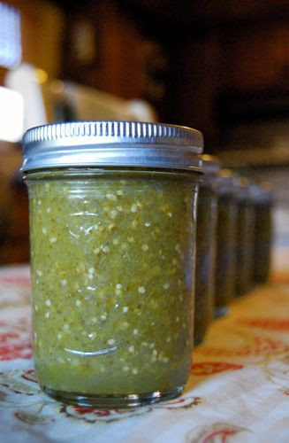Salsa Verde Canning Recipe
 Salsa verde I did this last year except I had green