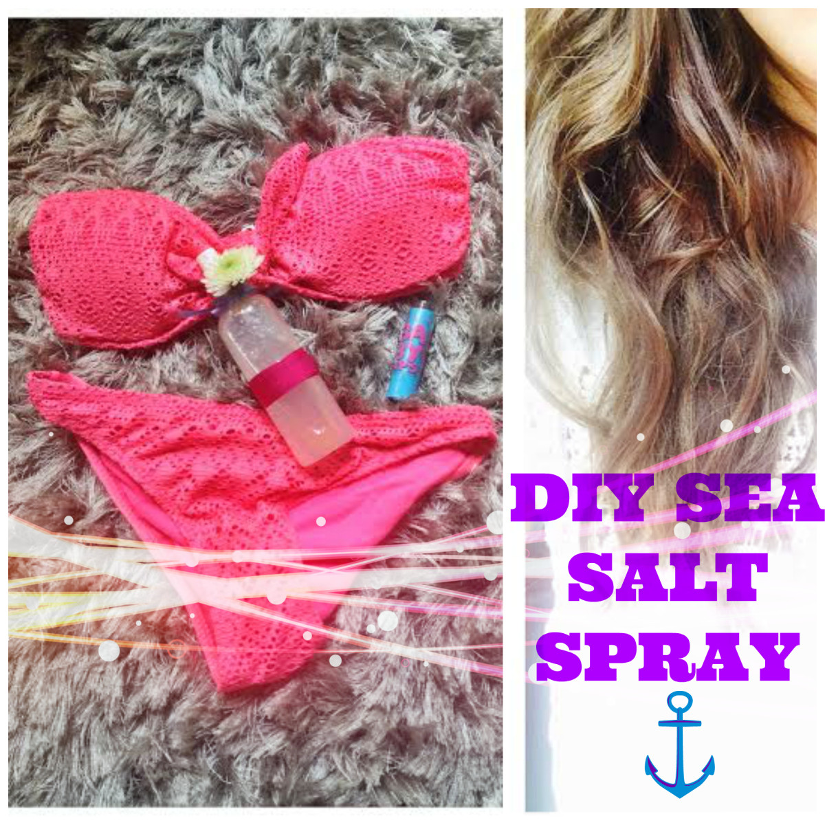 Salt Water Hair Spray DIY
 DIY Sea Salt Spray