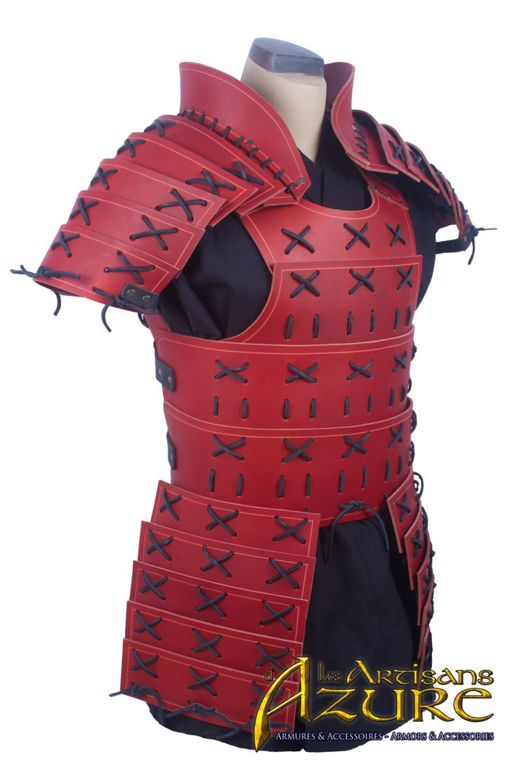Samurai Costume DIY
 Samurai Armor with Pauldrons Leather Armor for LARP in