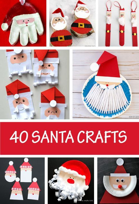 Santa Crafts For Adults
 40 Santa Crafts For Kids Easy And Cute Christmas Crafts