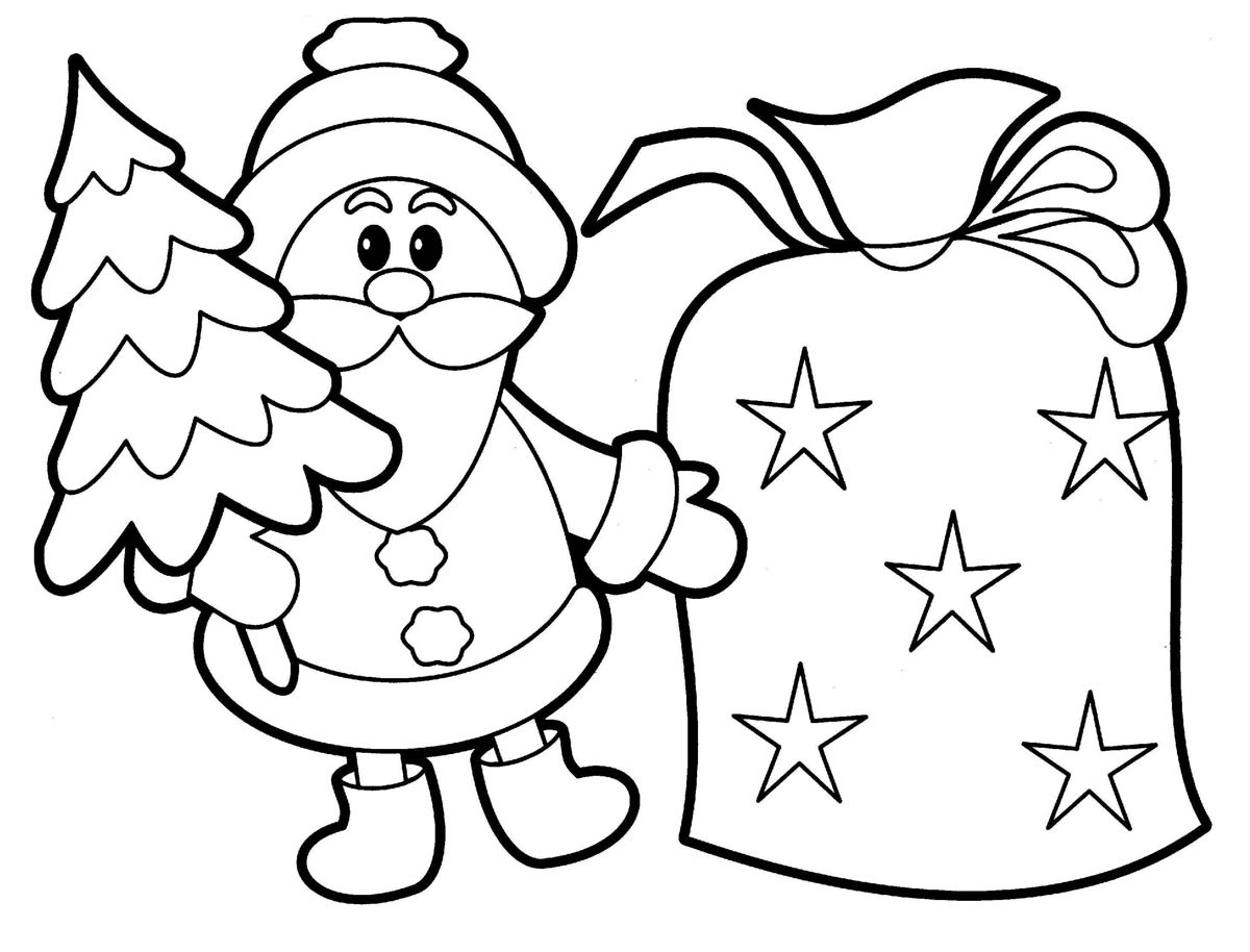 Santa Printable Coloring Pages
 Free Printable Santa Claus Coloring Pages For Kids
