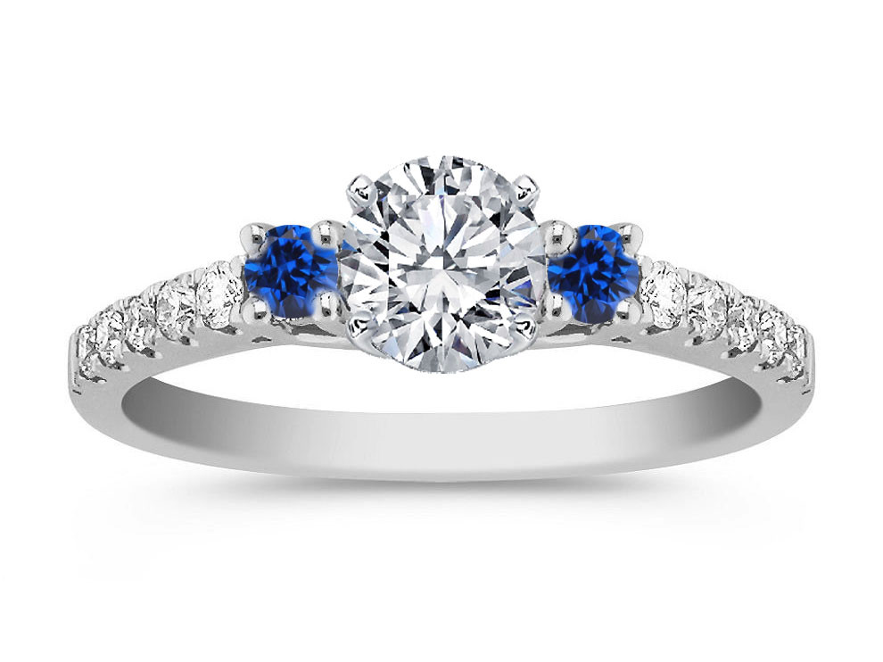 Sapphire Diamond Engagement Rings
 blue sapphire Engagement Rings from MDC Diamonds NYC