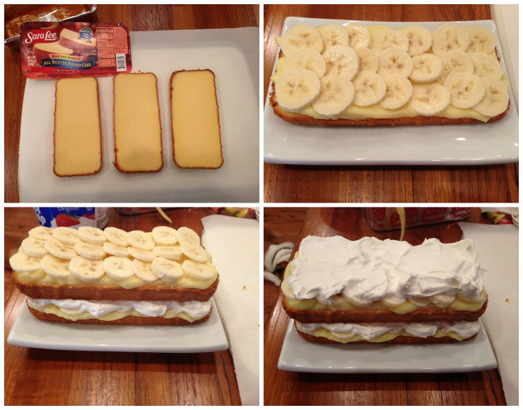 Sara Lee Banana Cake
 No Bake Banana Pudding Pound Cake I Heart Kitchen