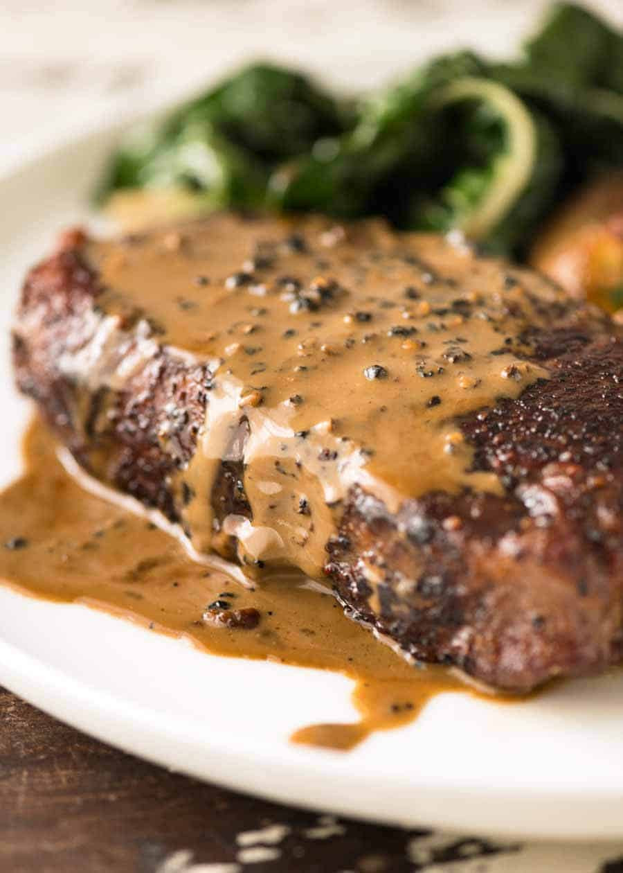Sauces For Steak
 Steak with Creamy Peppercorn Sauce