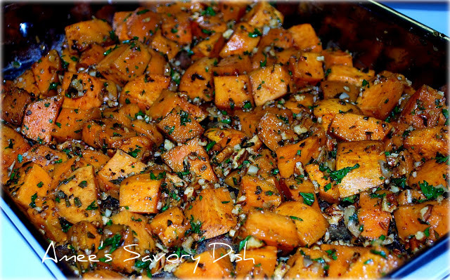 Savory Roasted Sweet Potatoes
 Rosemary Roasted Sweet Potatoes Amee s Savory Dish