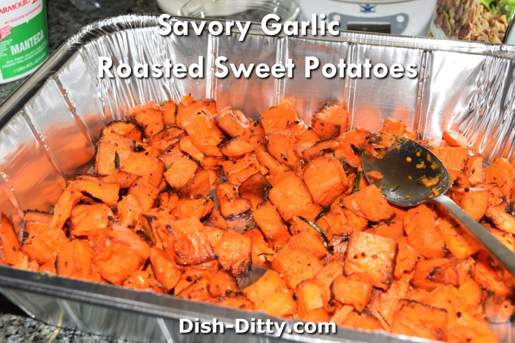 Savory Roasted Sweet Potatoes
 Savory Garlic Roasted Sweet Potatoes Recipe – Dish Ditty