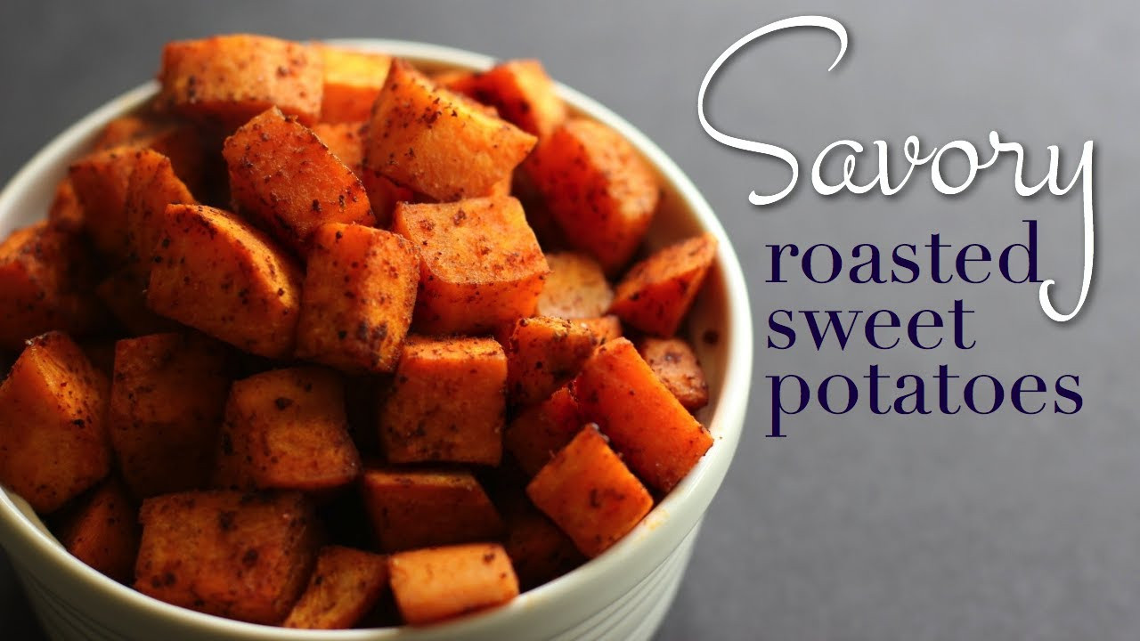 Savory Roasted Sweet Potatoes
 Savory Roasted Sweet Potatoes