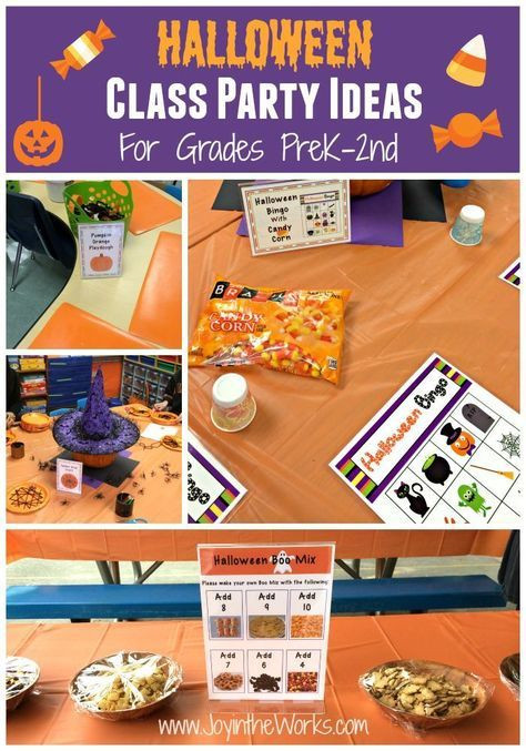 School Halloween Party Ideas 2Nd Grade
 Halloween Class Party Ideas Grades PreK 2nd