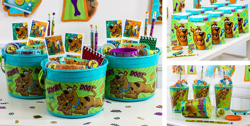 Scooby Doo Birthday Decorations
 Scooby Doo Party Favors Tattoos Magnifying Glasses