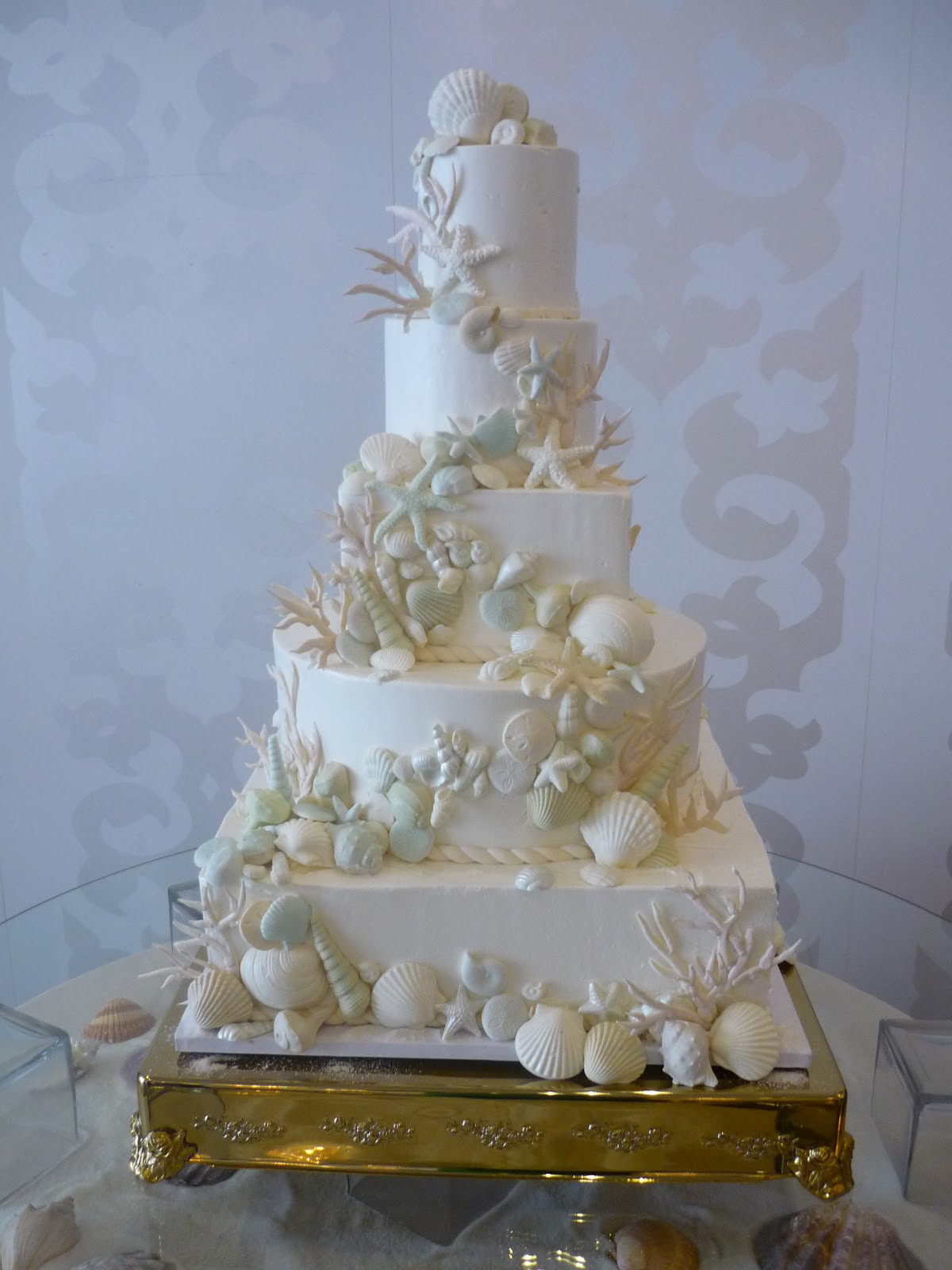 Seashell Wedding Cakes
 Artisan Bake Shop