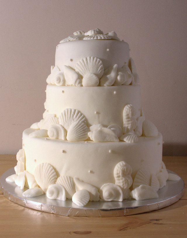 Seashell Wedding Cakes
 Seashell Wedding Cake